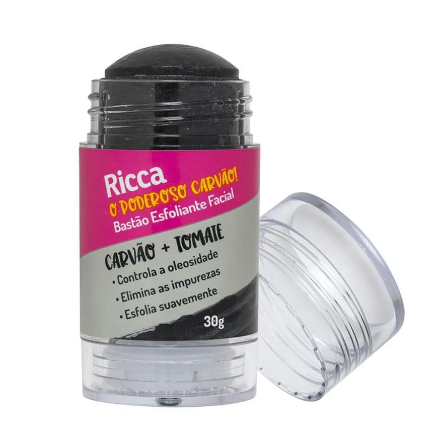 Belliz Bastao Esfoliante Facial Ricca o Poderoso Carvao 30g Cod 3781