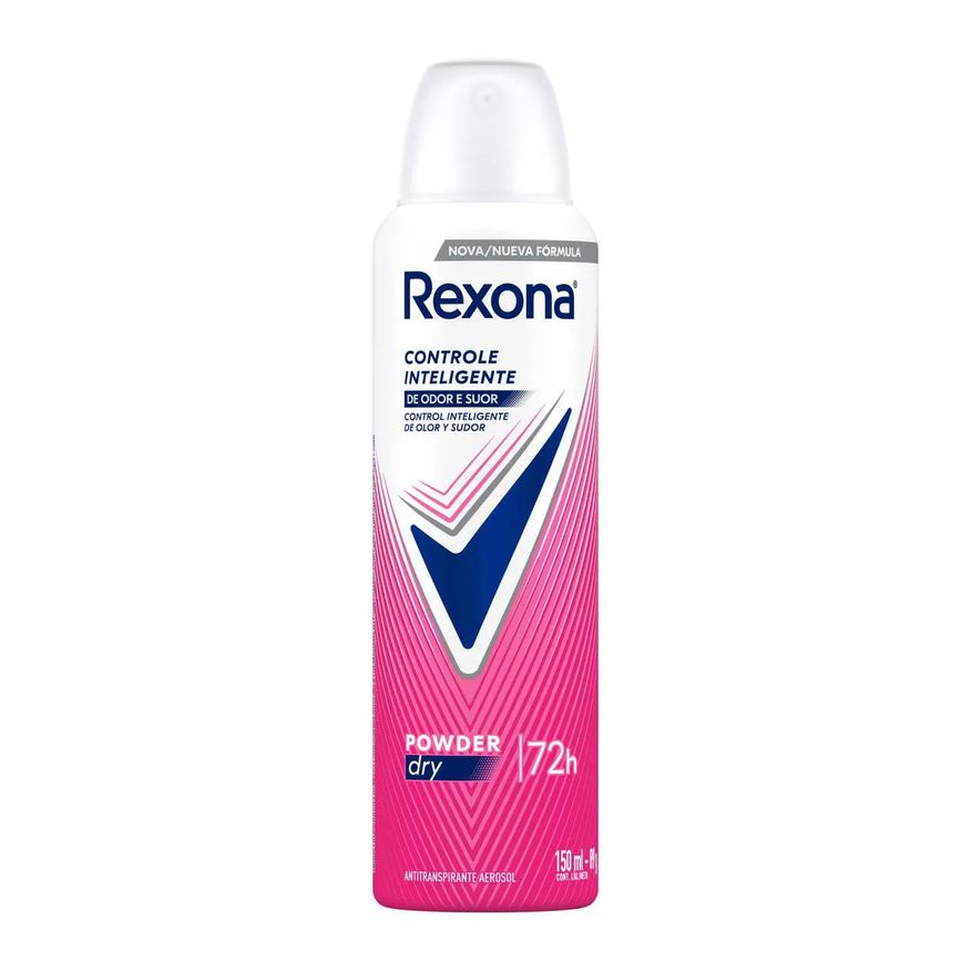Rexona Desodorante Antitranspirante Aerosol Powder Dry Feminino 72h 150ml