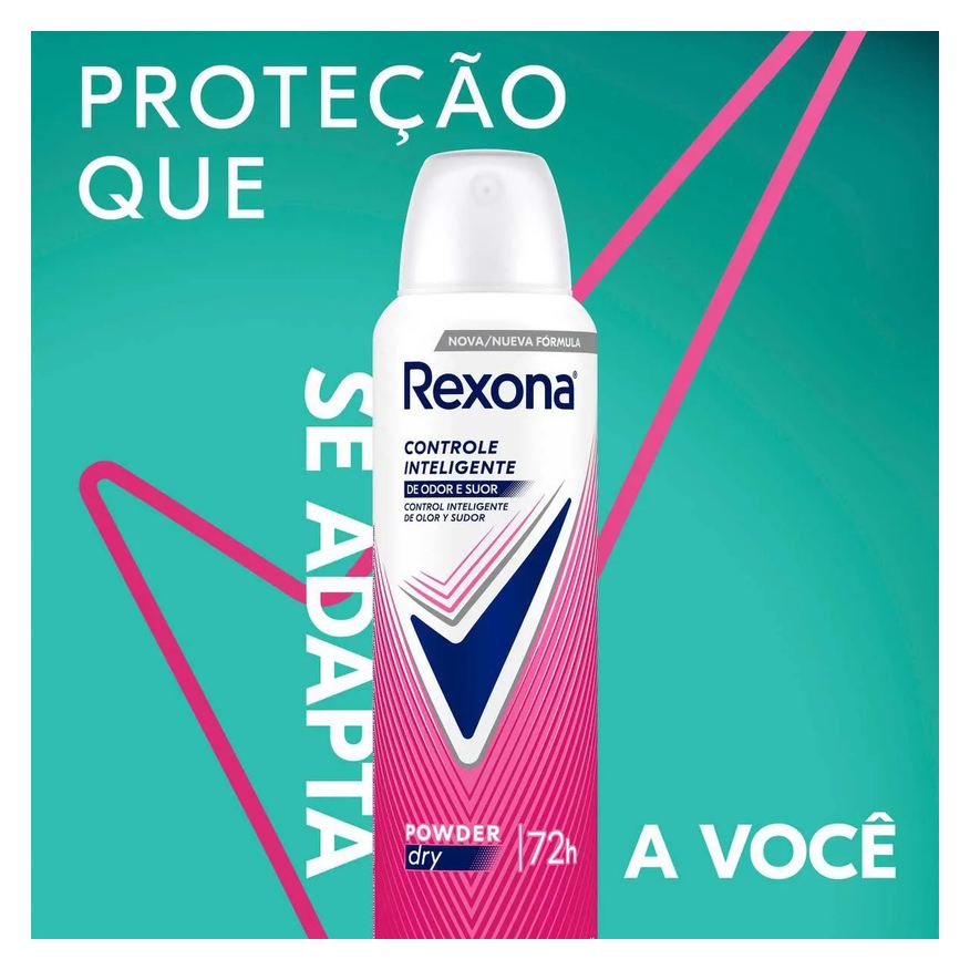 Rexona Desodorante Antitranspirante Aerosol Powder Dry Feminino 72h 150ml