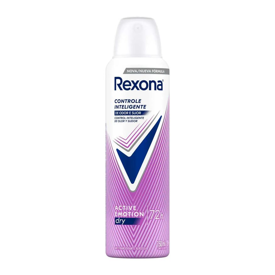 Rexona Desodorante Antitranspirante Aerosol Active Emotion Feminino 72h 150ml