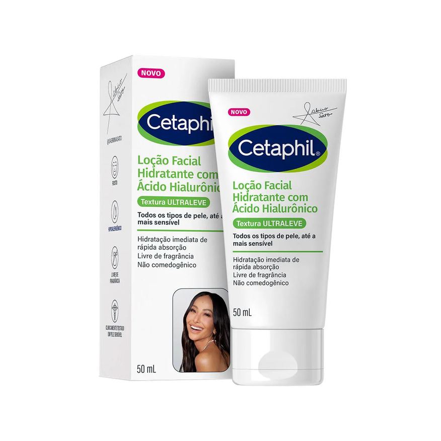 Cetaphil Loção Facial Hidratante com Ácido Hialurônico Ultraleve 50ml