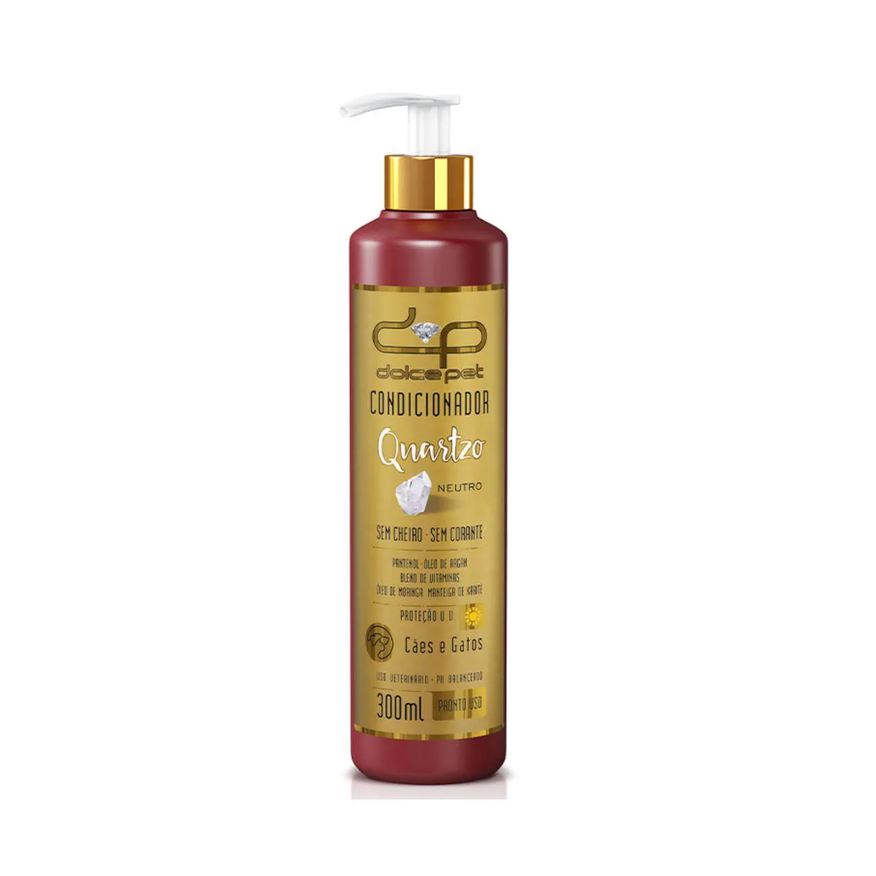 Dolce Kit Pet Shampoo Clareador Tonalizante + Condicionador Neutro para Cães e Gatos 300ml