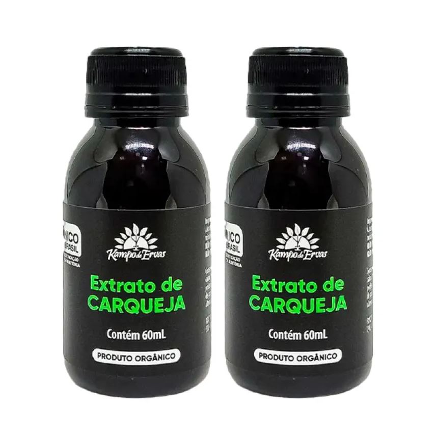 Kampo de Ervas Kit 2X: Extrato de Carqueja Orgânico 60ml