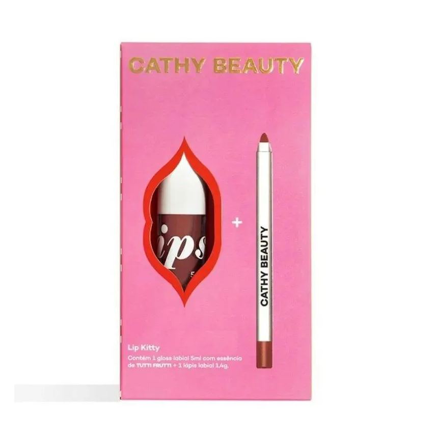 Cathy Beauty Kit Labial Lip Kitty Cathy 3 - So Pretty