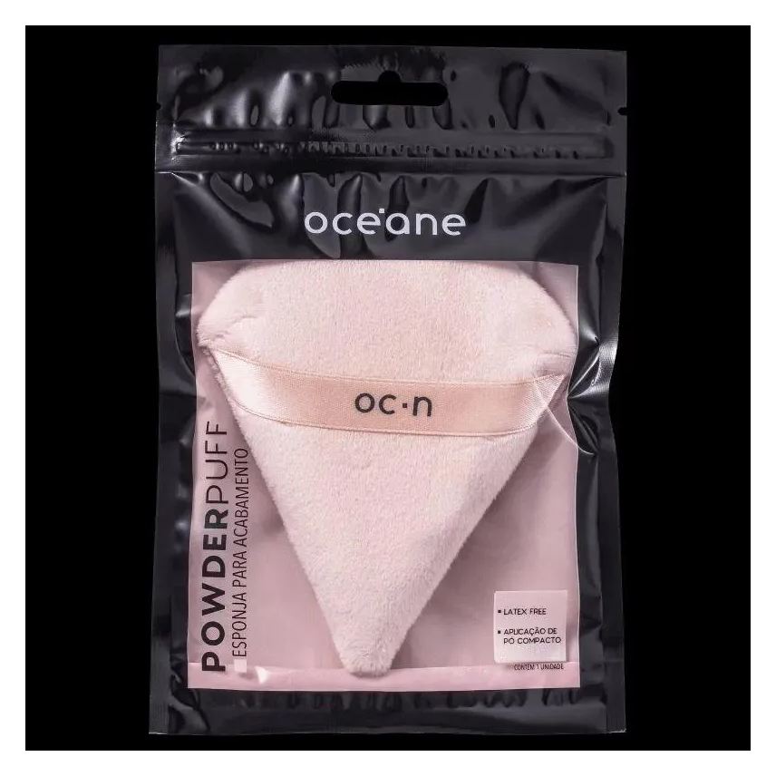 Océane Oceane Esponja para Acabamento Rosa - Powder Puff