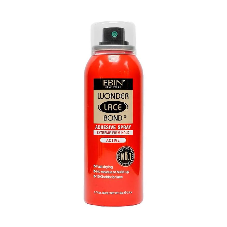 Ebin Spray Adesivo Perucas Wonder Lace Bond Active 80ml