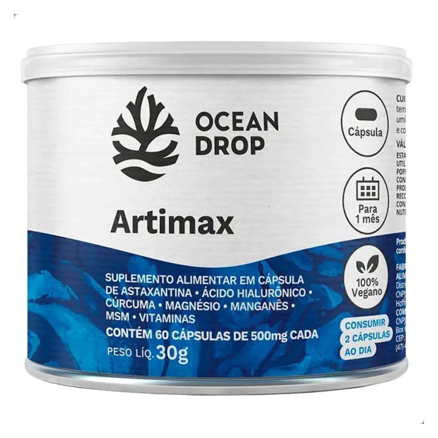 Ocean Drop Artimax 500mg 60 Capsulas Natural