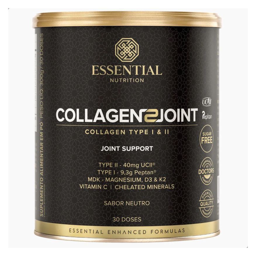 Essential Nutrition Collagen 2 Joint Articulações Lata 300g Neutro