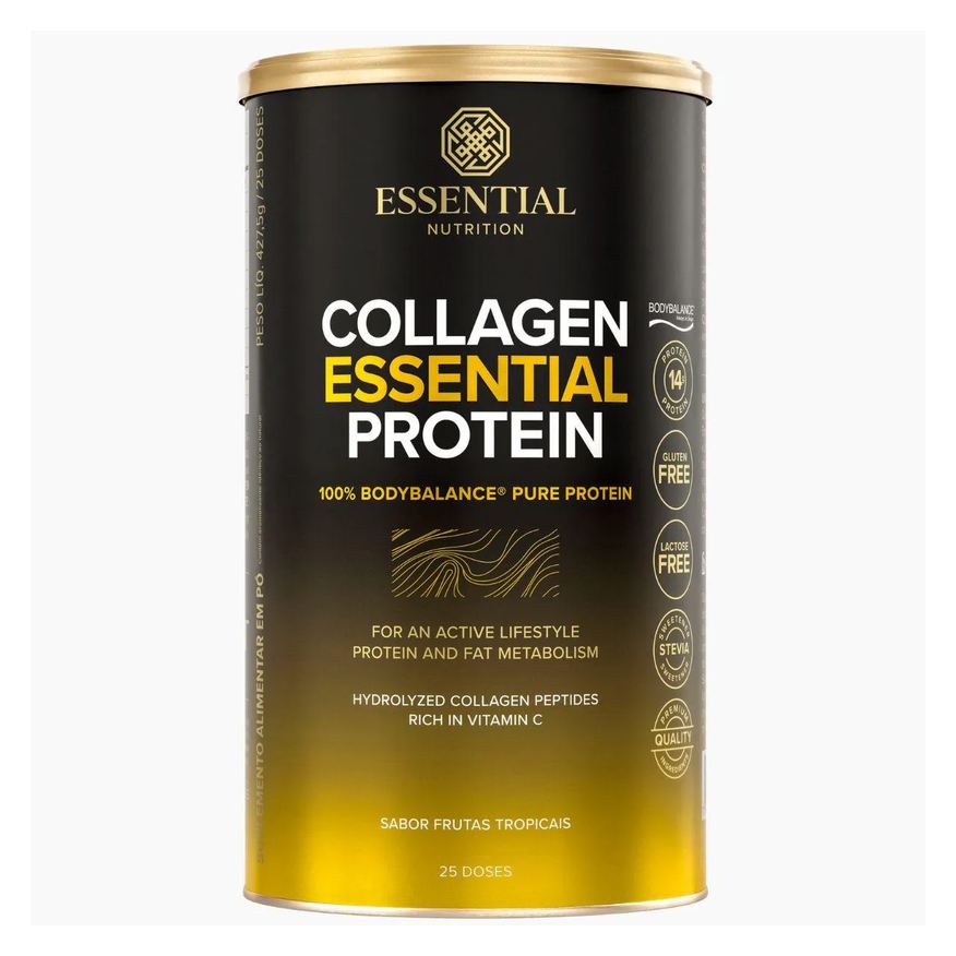 Essential Nutrition Collagen Protein 30 Doses Lata 457,5g Frutas Tropicais