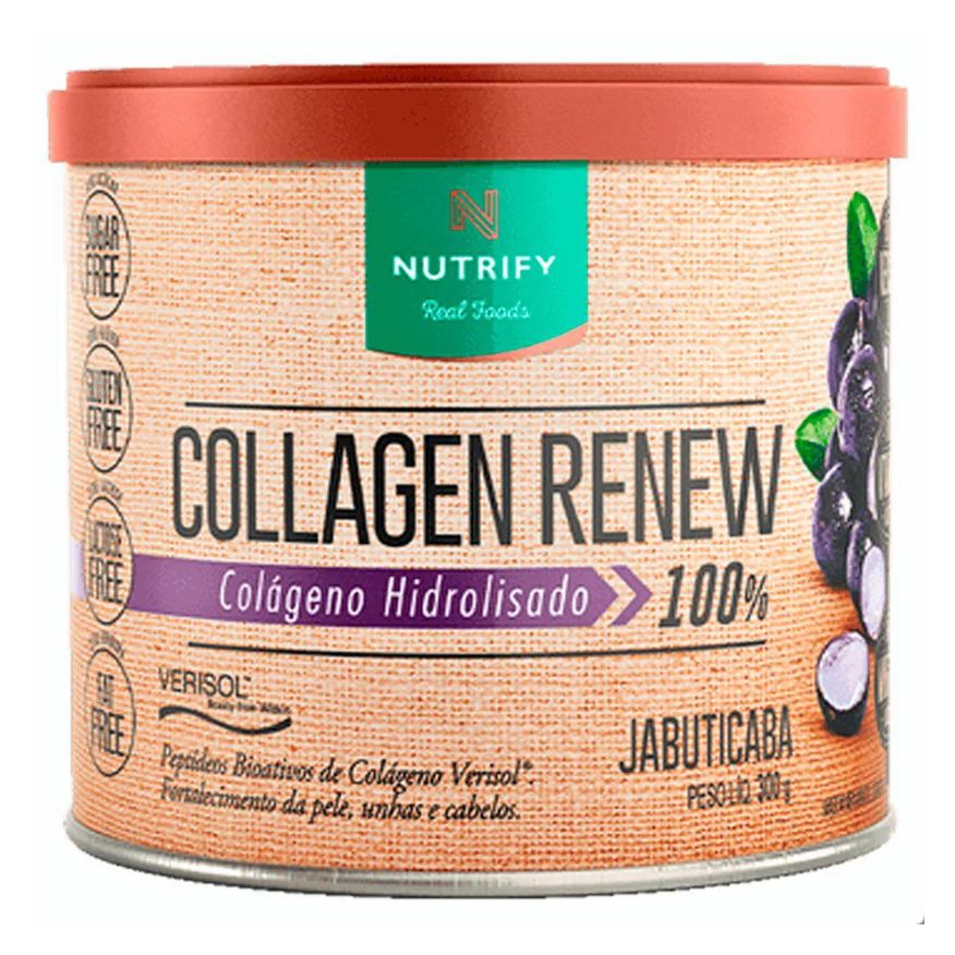 Nutrify Collagen Renew 100% Hidrolisado 300g Jabuticaba