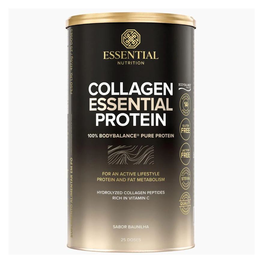 Essential Nutrition Collagen Protein 30 Doses Lata 457,5g Baunilha