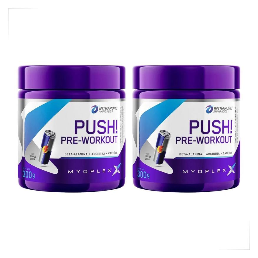 Myoplex Kit 2 Pre Workout Push Cafeina Alanina Arginina 300g