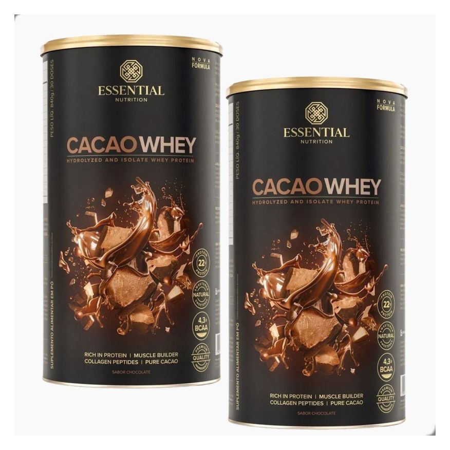 Essential Nutrition Kit 2 Whey Protein Cacau 420g