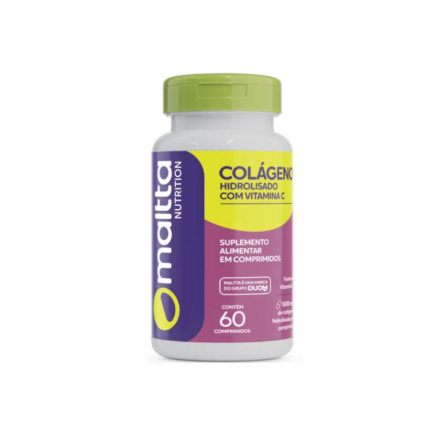 Maltta Nutrition Colágeno 1000mg com Vitamina C 60 Capsulas - Maltta Duom