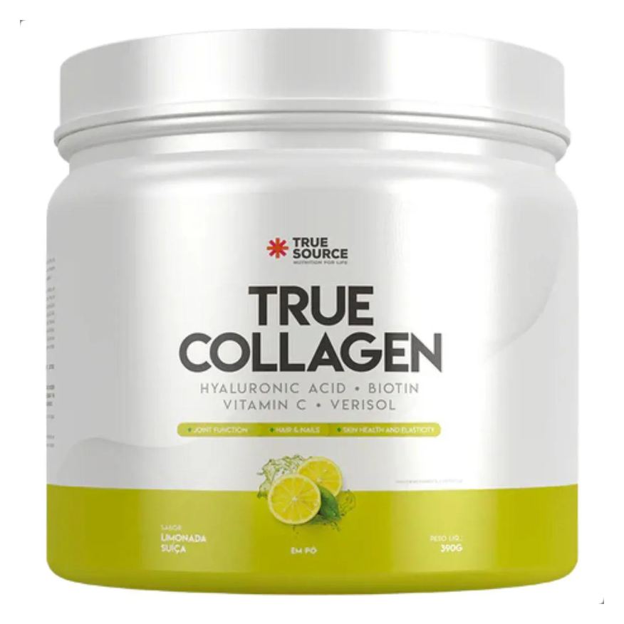 True Collagen Saúde e Beleza Pele Cabelo e Unha 390g True Limonada Suiça