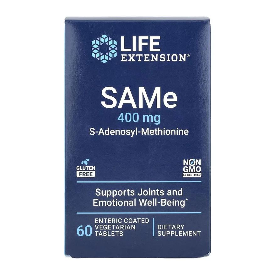 Life Extension Same 400mg 60 Comprimidos Revestimento Entérico