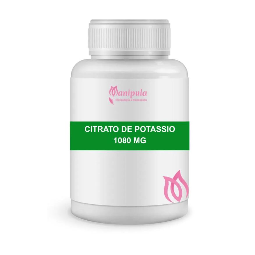 Manipula Citrato de Potássio 1080mg - 60 Doses