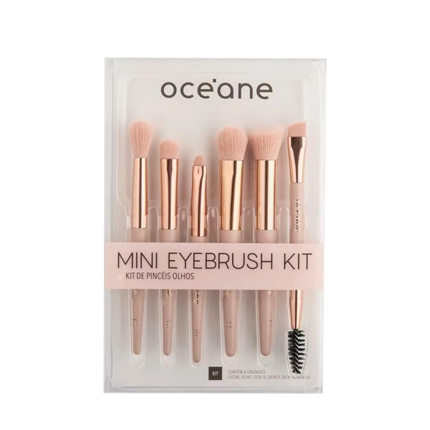 Océane Edition Kit 6 Mini Eyebrush - Mini Pincéis para Olhos