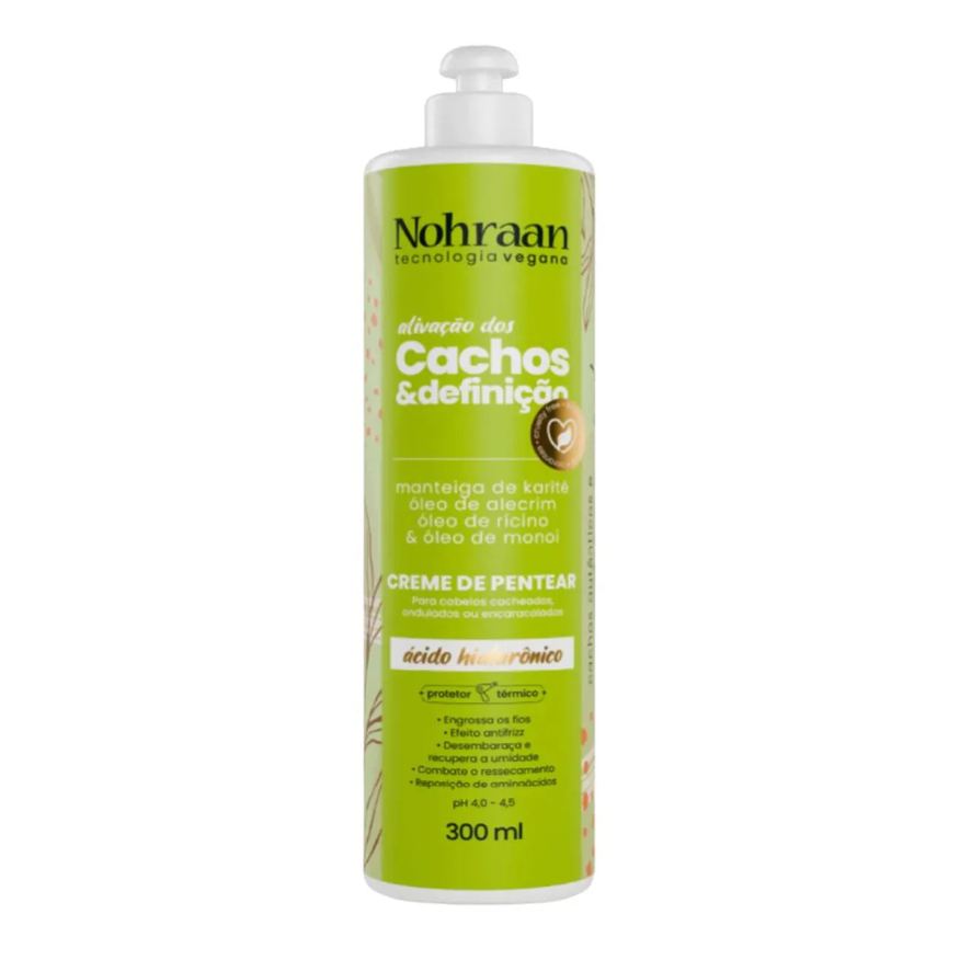 Nohraan Creme de Pentear Cachos Alecrim & Rícino 300ml