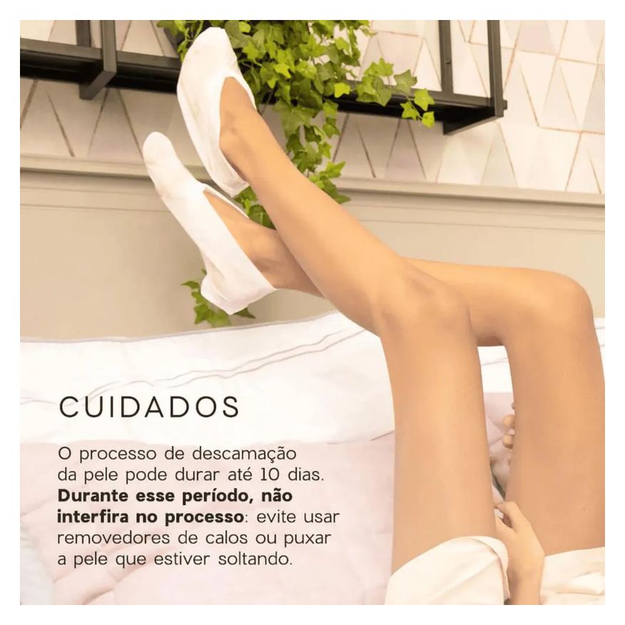 Foot Oceane Peeling Máscara Esfoliante para Pés