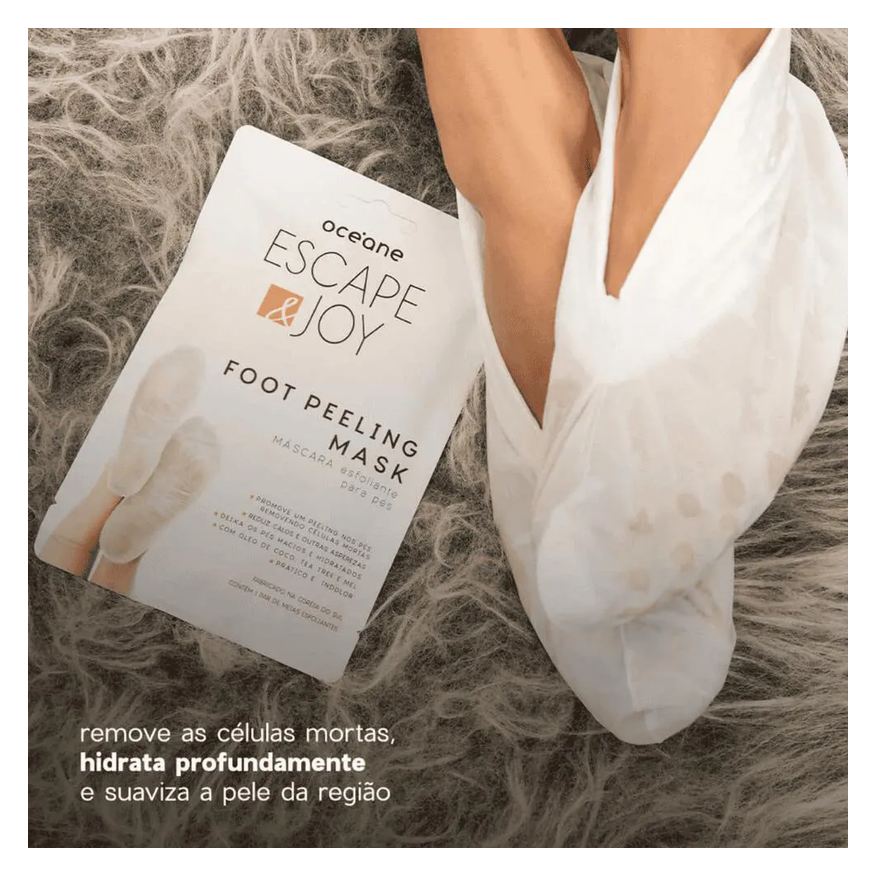 Foot Oceane Peeling Máscara Esfoliante para Pés