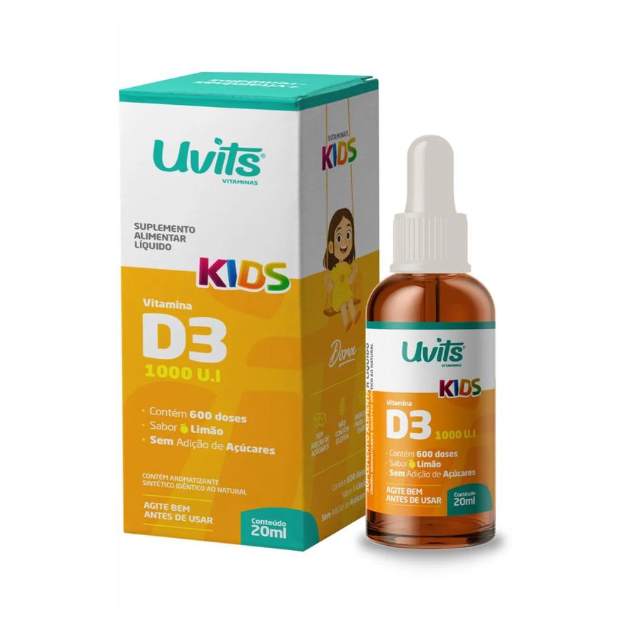 Uvits Vitamina D3 Kids Liquida 20ml