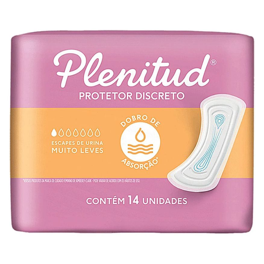Plenitud Absorvente Femme Protetor Discreto Leve 14 Unidades