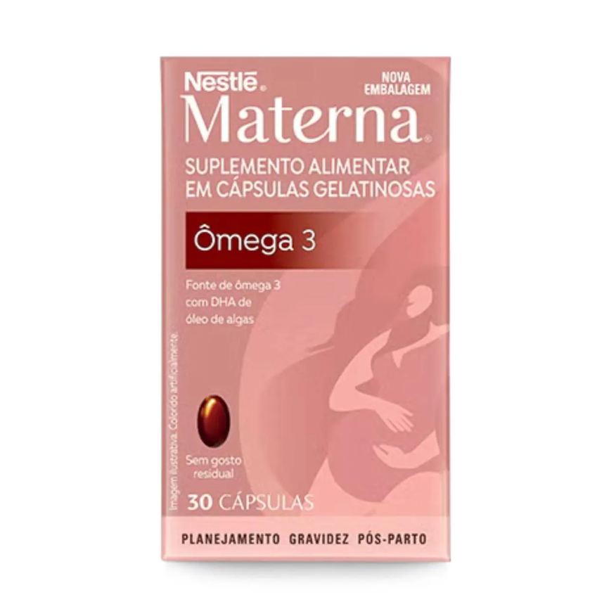 Nestlé Suplemento Alimentar Adulto Materna Ômega 3 - 30Cps