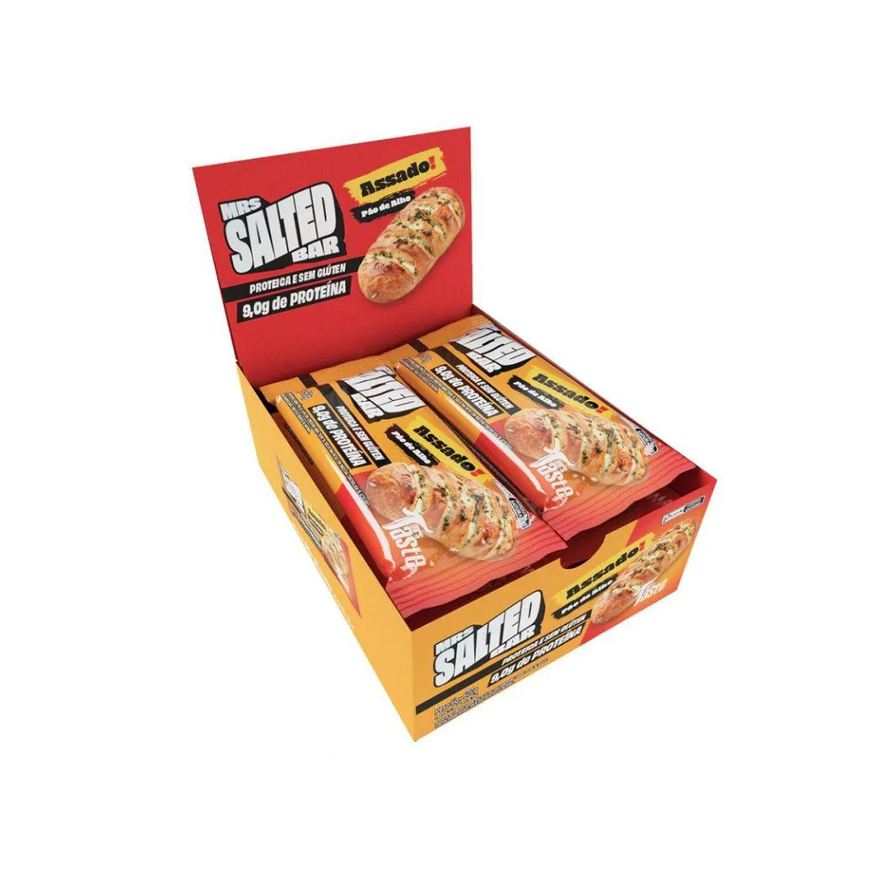 Mrs Taste Mrs. Salted Bar (12 Unid. 50g) - Sabor: Pão de Alho
