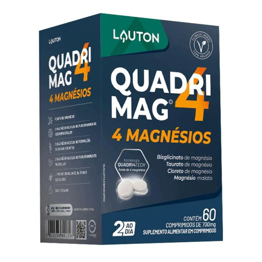 Lauton Quadrimag 4 Magnésios 60 Tabs