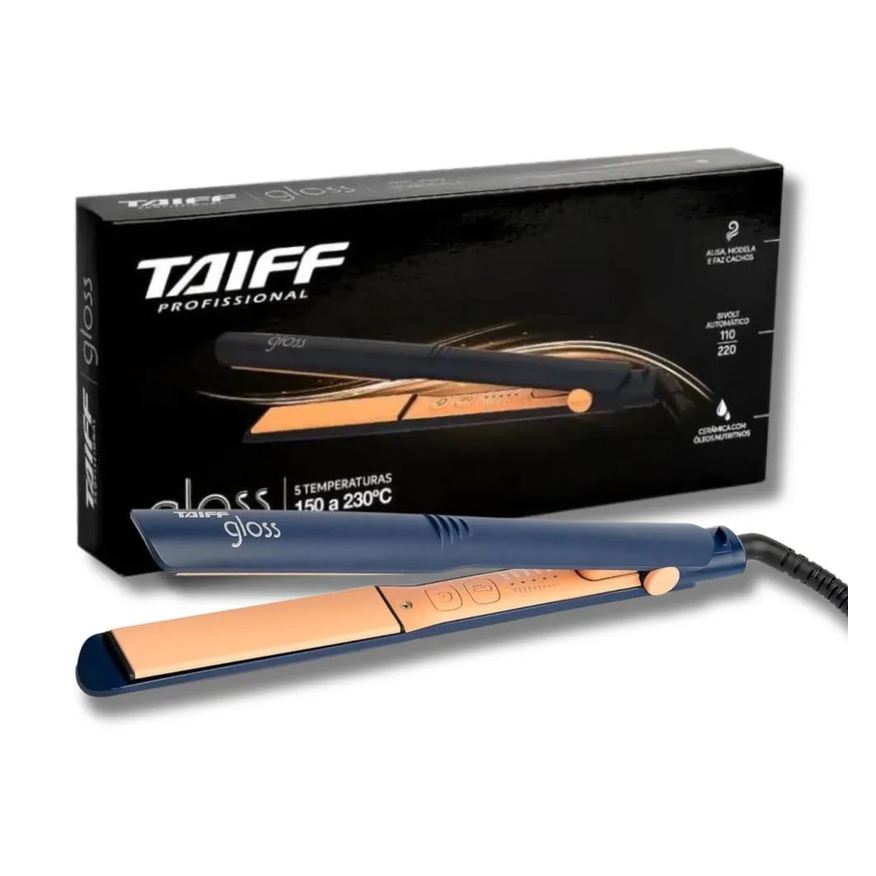 Taiff Chapa Gloss Azul 230°C Bivolt