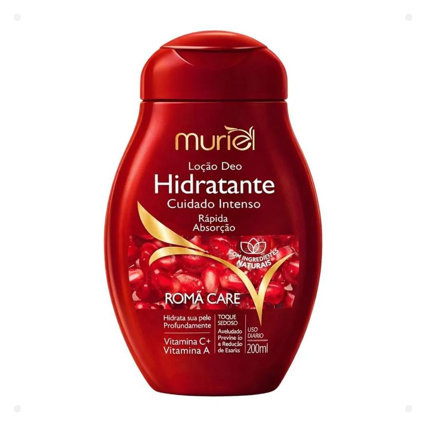 Muriel Loção Deo Hidratante Romã Care 200ml