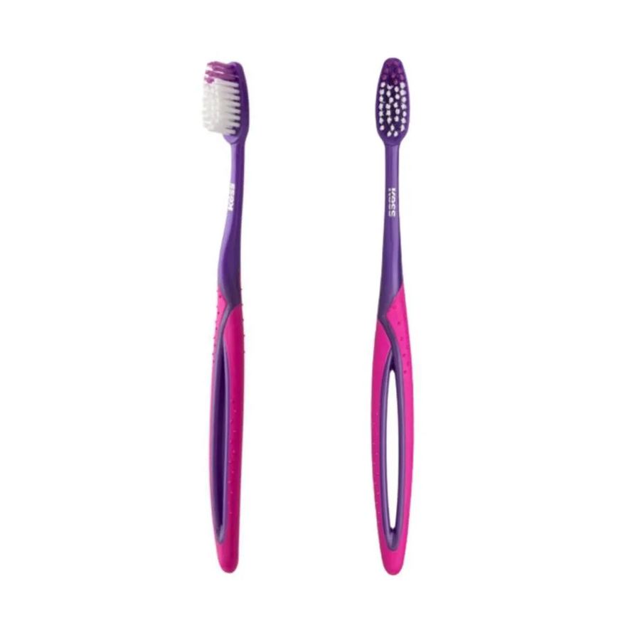 Kess Escova Dental Basic Plus Cerdas Médias C/3 Cód.2564