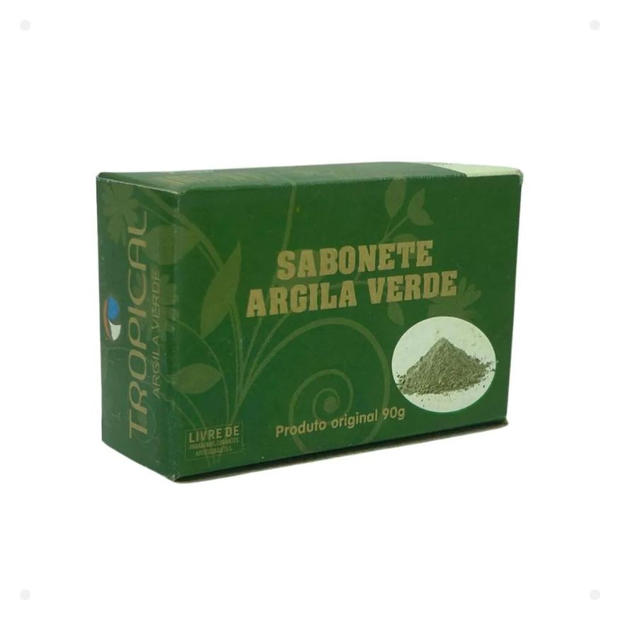 TropicalDerm Sabonete Tropical Argila Verde 90g