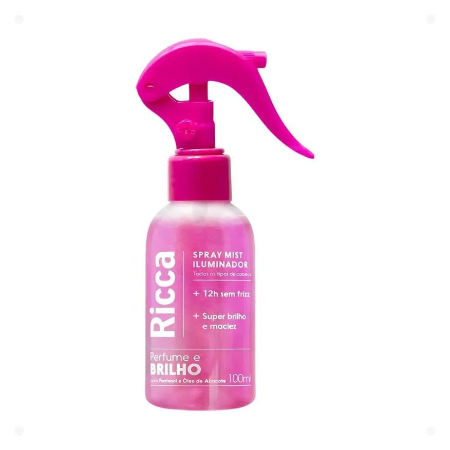 Ricca Spray Mist Iluminador Perfume e Brilho 100ml