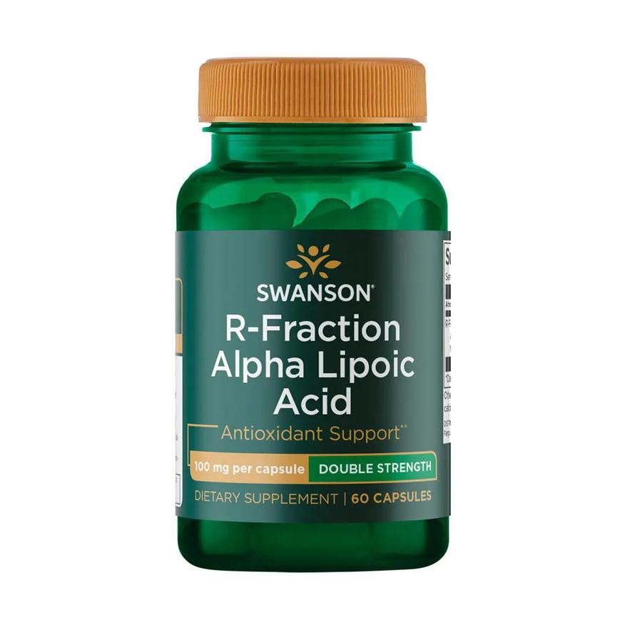 Swanson Ácido Alfa Lipóico 100mg 60 Cápsulas Suplemento