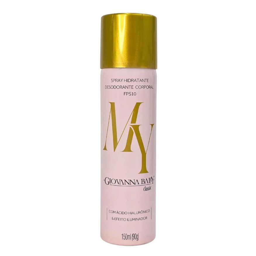 Giovanna Baby Hidratante Corporal Spray Classic Fps10 Vegano My 150ml / 90g