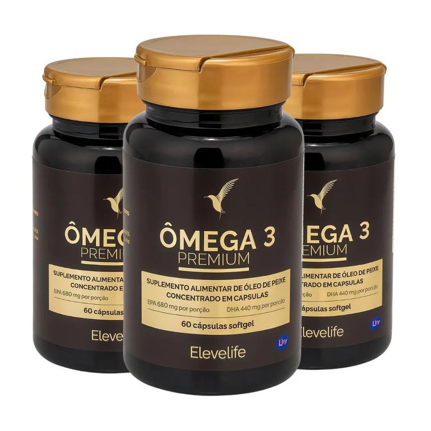 Eleve Life Ômega 3 - Premium - 90 Dias - 180 Cápsulas