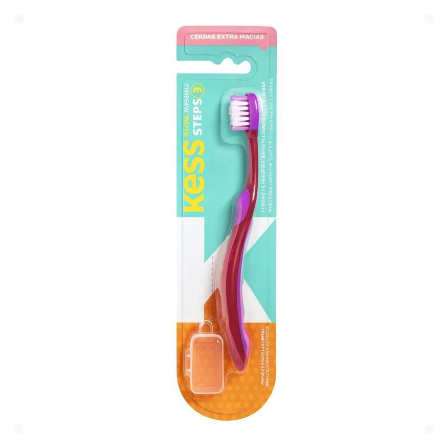 Belliz Escova de Dente Infantil Kess Tipper Steps 3 Cores Diversas Cod. 2582