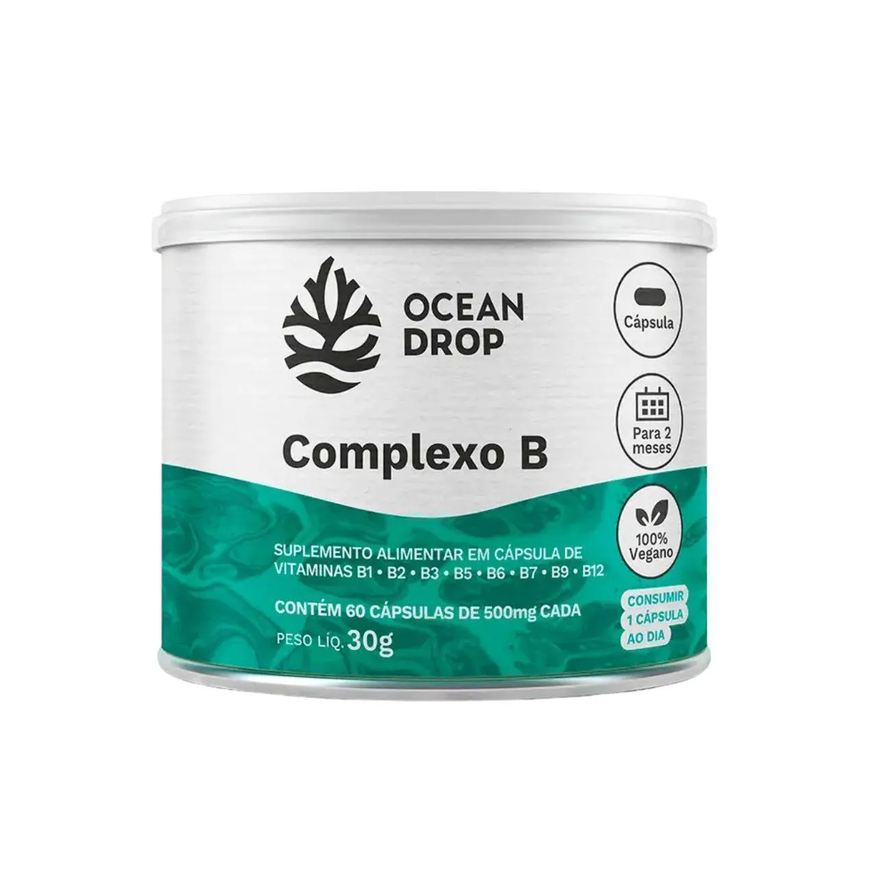 Ocean Drop Complexo B 30g Familia de Vitaminas Completa 60 Capsulas