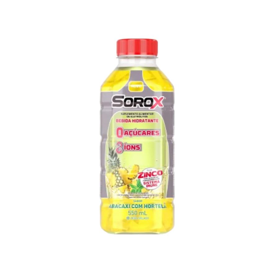 Sorox Soro Hidrotônico - Abacaxi com Hortelã - 550ml