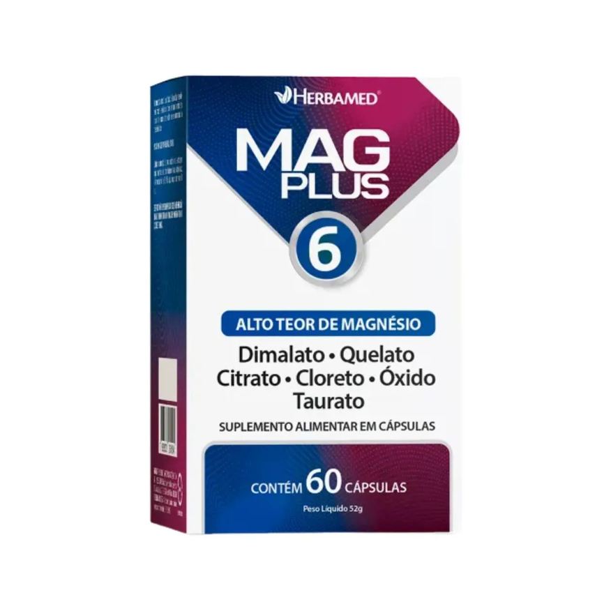 Herbamed Mag Plus 6 Magnésio C60