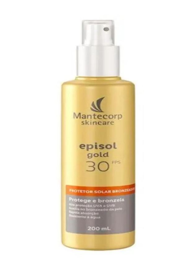 Mantecorp Protetor Solar Bronzeador Episol Gold Fps30 200ml