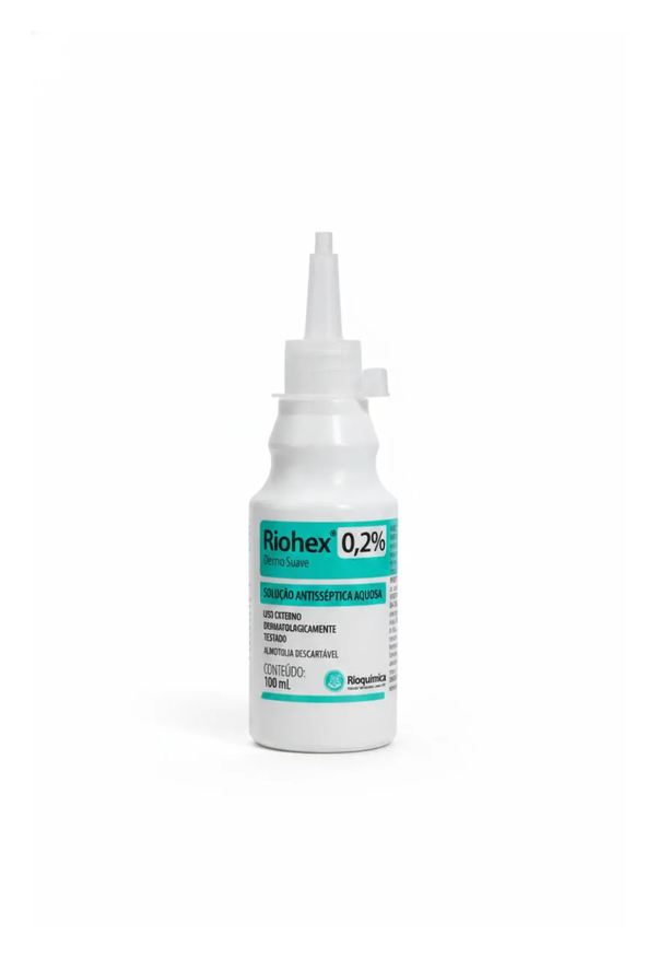 Rioquímica Riohex 0,2 % Clorexidina Solução Aquosa Dermo Suave 100ml