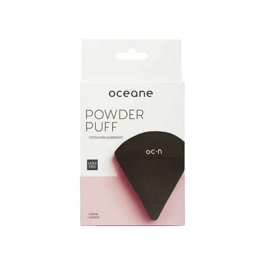 Océane Esponja para Acabamento Powder Puff Preto 1 Unidade