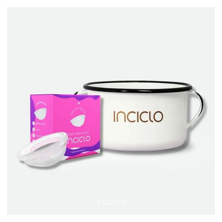 Inciclo Disco Menstrual da + Panelinha Esterilizadora