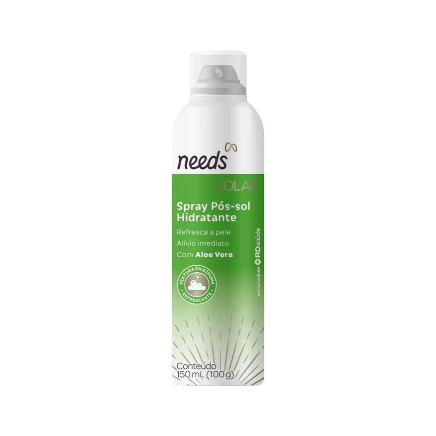 Needs Solar Hidratante Pós Sol Aerosol 150g