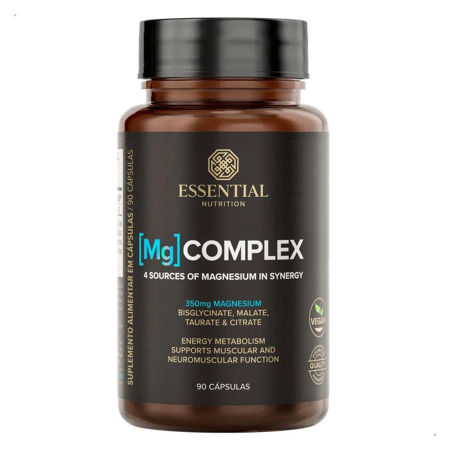Essential Nutrition Magnesio Mg Complex Vegano Premium 90 Capsulas Essential Natural
