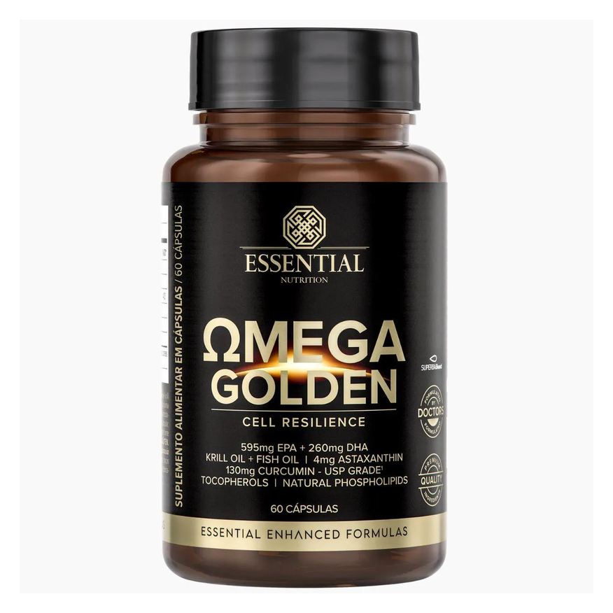 Essential Nutrition Ômega Golden 60 Cápsulas – Natural