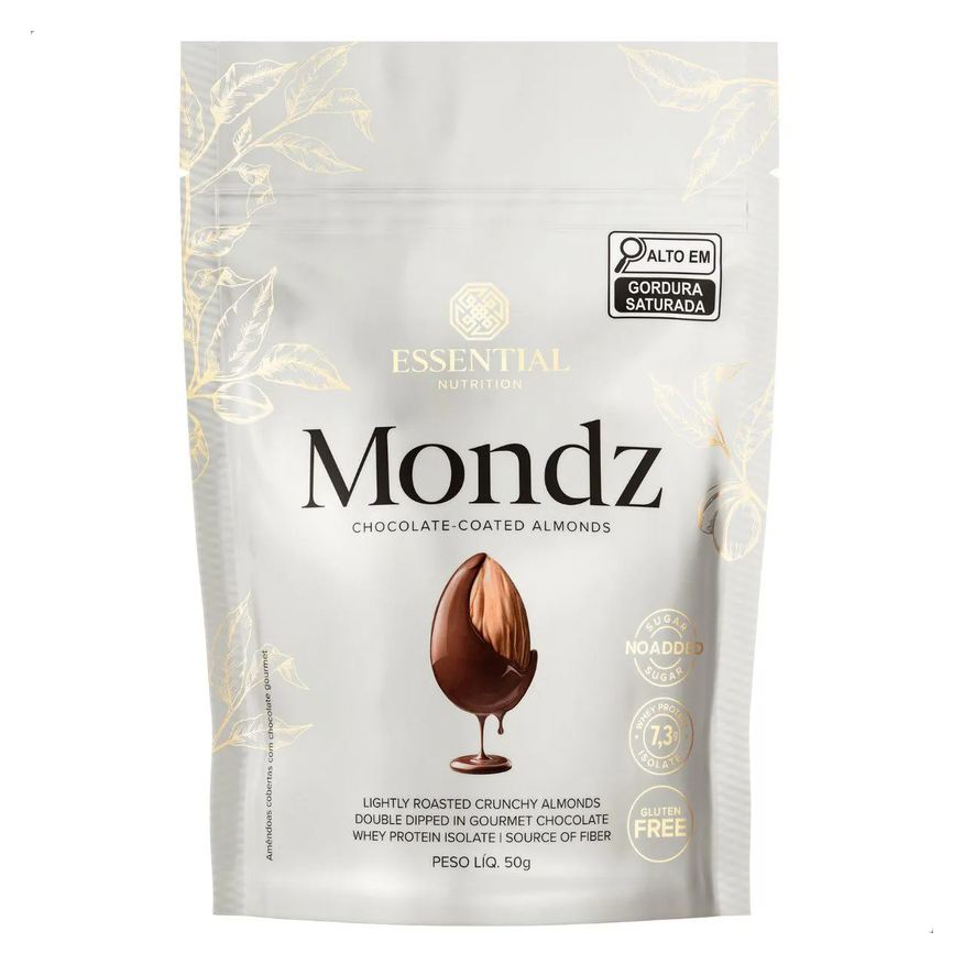 Essential Nutrition Snack Amendoas de Chocolate Mondz 50g